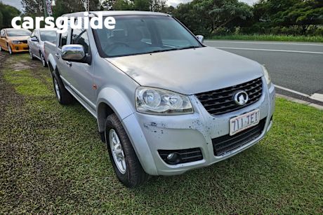 Silver 2012 Great Wall V200 Dual Cab Utility (4X2)