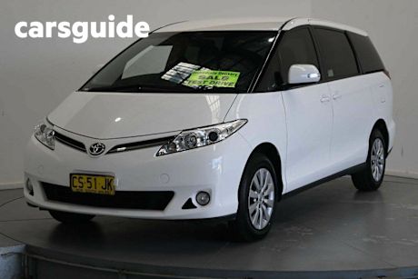 White 2018 Toyota Tarago Wagon GLI