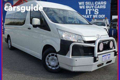 White 2020 Toyota Hiace Commercial Commuter High Roof Super LWB