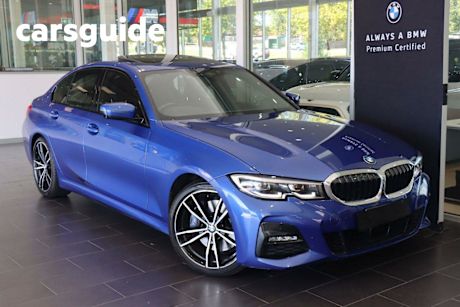Blue 2019 BMW 330I Sedan M-Sport