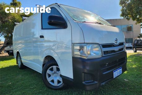 White 2013 Toyota Hiace Van LWB