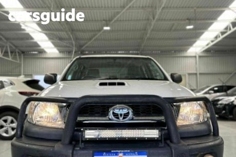 White 2008 Toyota Hilux Ute Tray SR (4x4) KUN26R 07 UPGRADE