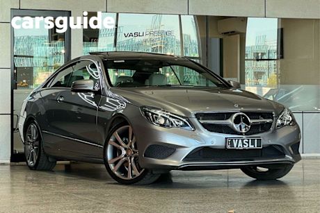 Silver 2014 Mercedes-Benz E400 Coupe