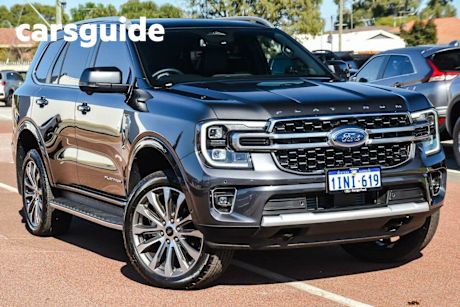 Grey 2024 Ford Everest Wagon Platinum (4WD)