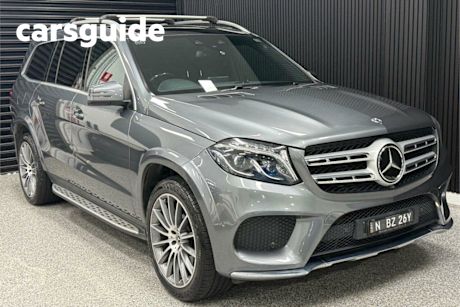 Grey 2018 Mercedes-Benz GLS350 Wagon D 4Matic