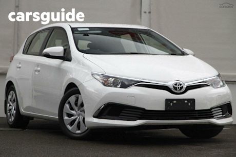 White 2017 Toyota Corolla Hatchback Ascent