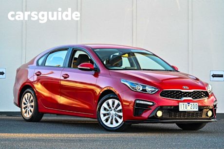 Red 2021 Kia Cerato Sedan S