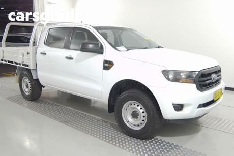 White 2018 Ford Ranger Double Cab Chassis XL 2.2 (4X4)