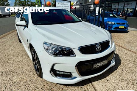 White 2017 Holden UTE Utility SV6