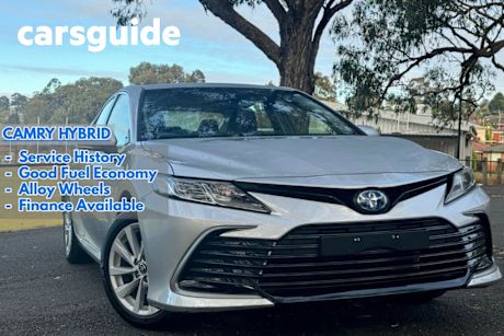 Silver 2023 Toyota Camry Sedan Ascent Hybrid