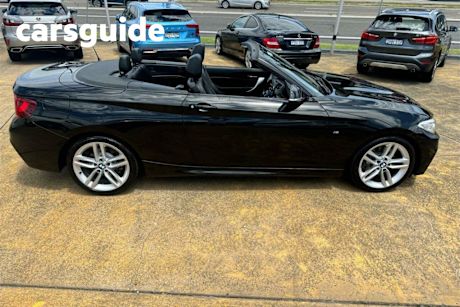 Black 2015 BMW 228I Convertible Sport Line