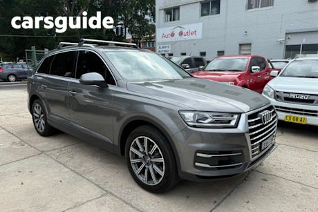 Grey 2016 Audi Q7 Wagon 3.0 TDI Quattro