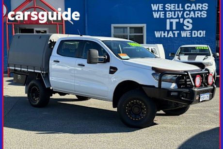 White 2020 Ford Ranger Double Cab Chassis XL 3.2 (4X4)