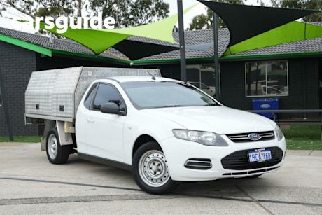 White 2013 Ford Falcon Utility XR6 (lpi)