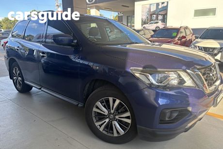 Blue 2020 Nissan Pathfinder Wagon ST (2WD)