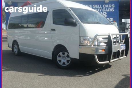 White 2019 Toyota Hiace Bus Commuter (12 Seats)