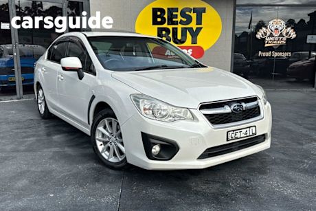 White 2011 Subaru Impreza Sedan 2.0i-S Lineartronic AWD