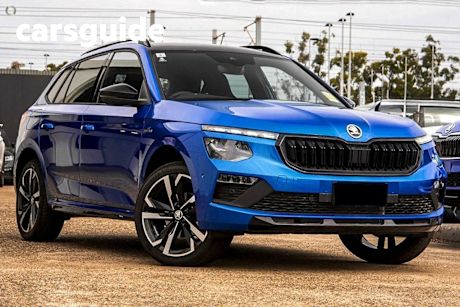 Blue 2025 Skoda Kamiq Wagon 110TSI DSG FWD Monte Carlo