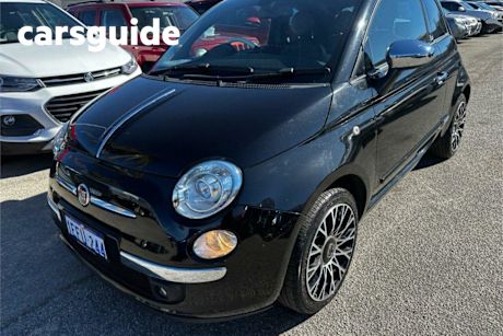Black 2013 Fiat 500 Convertible BY Gucci