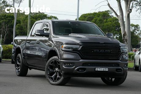 Grey 2021 Ram 1500 Crew Cab Utility Limited