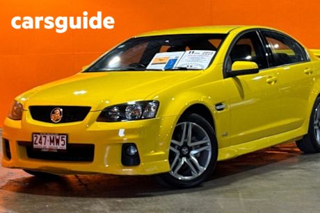 Yellow 2011 Holden Commodore Sedan SV6