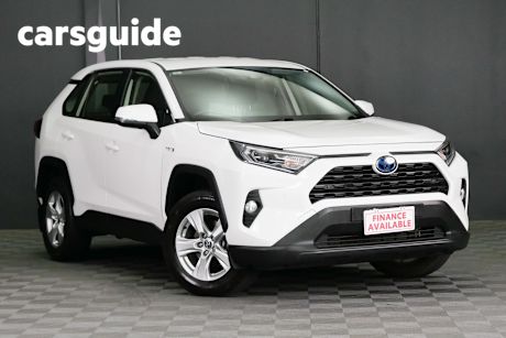 White 2020 Toyota RAV4 Wagon GX 2WD Hybrid
