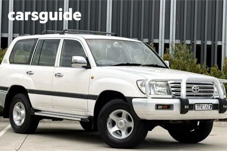 White 2003 Toyota Landcruiser Wagon GXL (4X4)