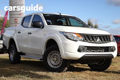 White 2018 Mitsubishi Triton Dual Cab Utility GLX