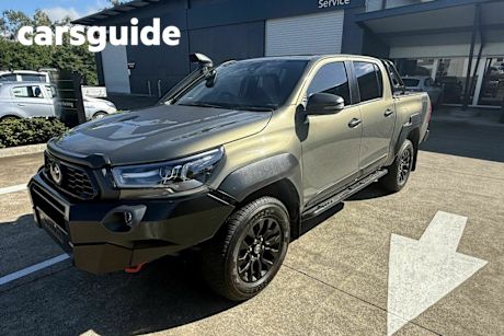 Brown 2022 Toyota Hilux Double Cab Pick Up Rugged X (4X4)