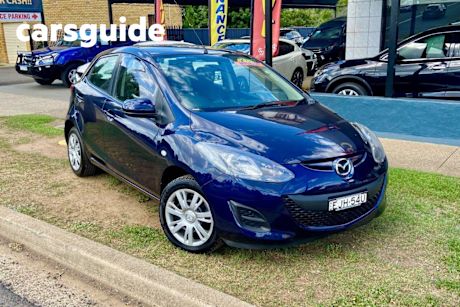 Blue 2013 Mazda 2 Hatchback NEO