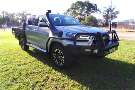 Silver 2020 Toyota Hilux Double Cab Chassis SR5 (4X4)