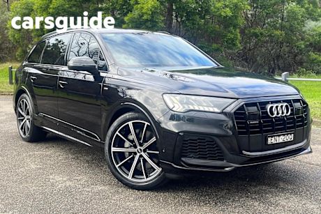 Black 2021 Audi Q7 Wagon 50 TDI Quattro S Line Mhev