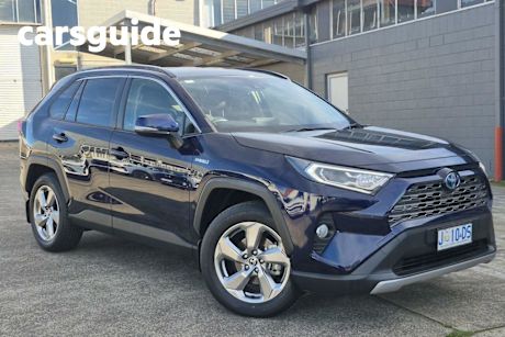 Blue 2020 Toyota RAV4 Wagon GX AWD Hybrid