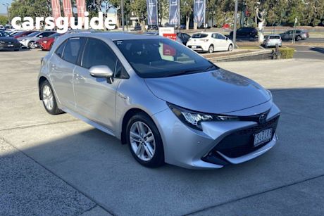 Silver 2020 Toyota Corolla Hatchback SX Hybrid