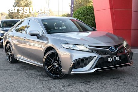 Silver 2024 Toyota Camry Sedan SX Hybrid