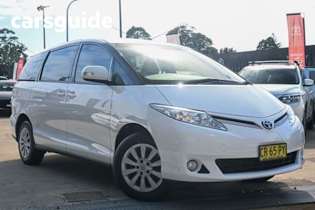 White 2018 Toyota Tarago Wagon GLI
