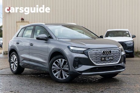 Grey 2024 Audi Q4 E-Tron Wagon 45