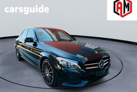 Black 2017 Mercedes-Benz C200 Sedan D