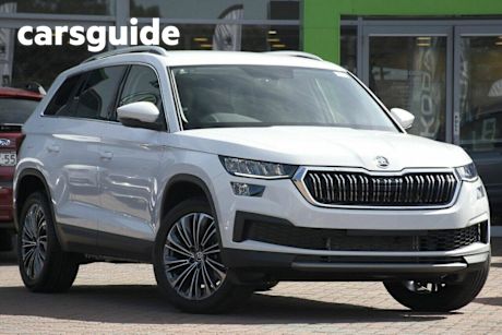 White 2024 Skoda Kodiaq Wagon Style (4X4) 132TSI