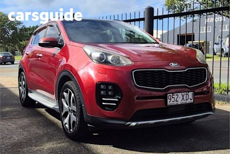 Red 2017 Kia Sportage Wagon GT-Line Grey Leather (awd)