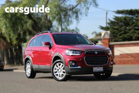 Red 2016 Holden Captiva Wagon Active 7 Seater
