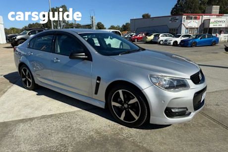 Silver 2016 Holden Commodore Sedan SV6 Black Pack
