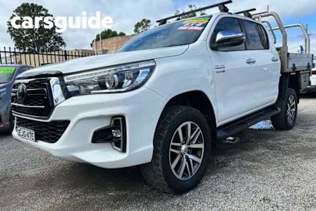 White 2020 Toyota Hilux Ute Tray SR5 (4x4) GUN126R FACELIFT