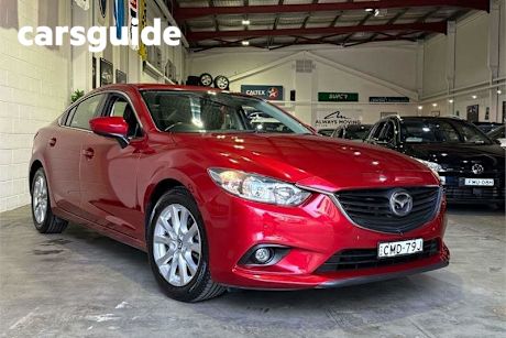 Red 2012 Mazda 6 Sedan Touring