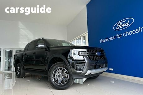 Black 2025 Ford Ranger Double Cab Pick Up Wildtrak 3.0 (4X4)