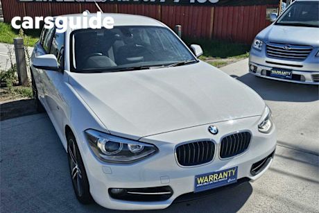 White 2013 BMW 118I Hatchback