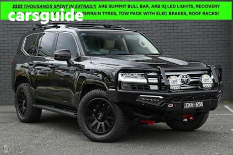 Black 2022 Toyota Landcruiser Wagon LC300 VX (4X4)