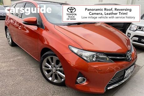 Orange 2013 Toyota Corolla Hatchback Levin ZR