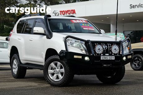 White 2016 Toyota Landcruiser Prado Wagon GXL (4X4)