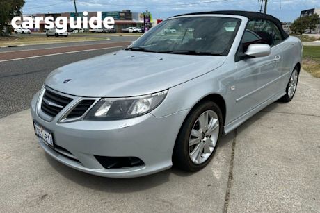 Silver 2008 Saab 9-3 Convertible Vector 2.0T Biopower